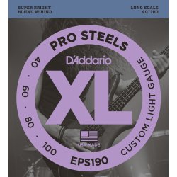 D'Addario EPS190, Custom Light 040 - 100